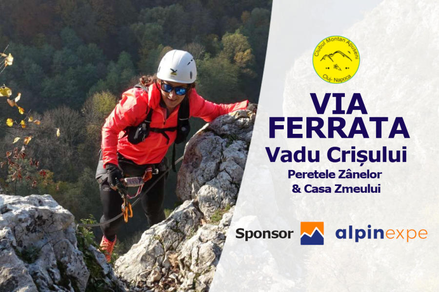 via ferrata peretele zanelor